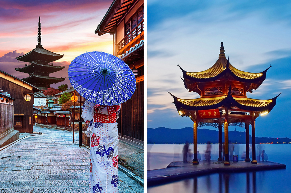 Tentaciones de Japón y China increíble