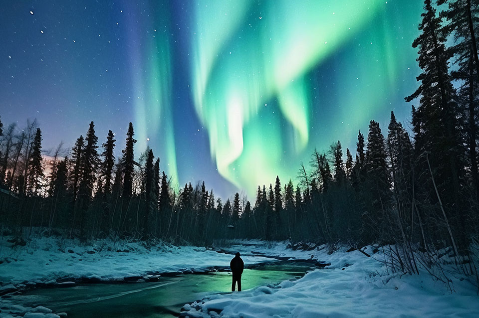 Auroras Boreales en Yukón