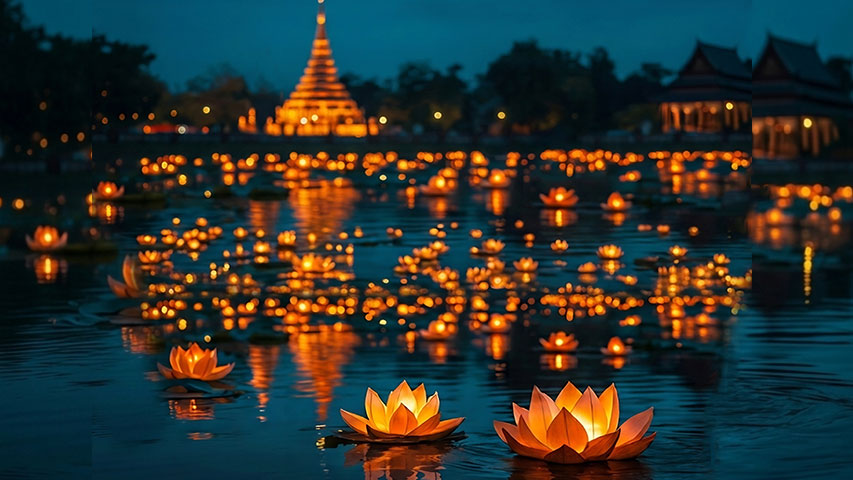 Tailandia con Festival de Luces